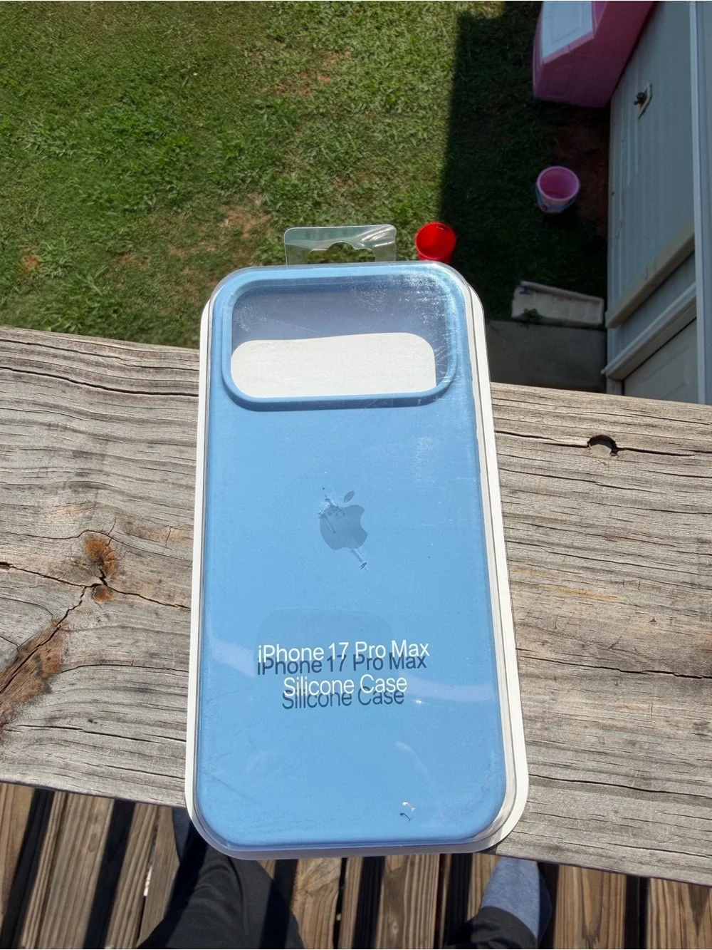 Apple Light Blue Silicone Case for iPhone 17 Pro Max